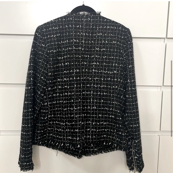 Karl Lagerfeld tweed blazer sz 10 - Picture 4 of 4